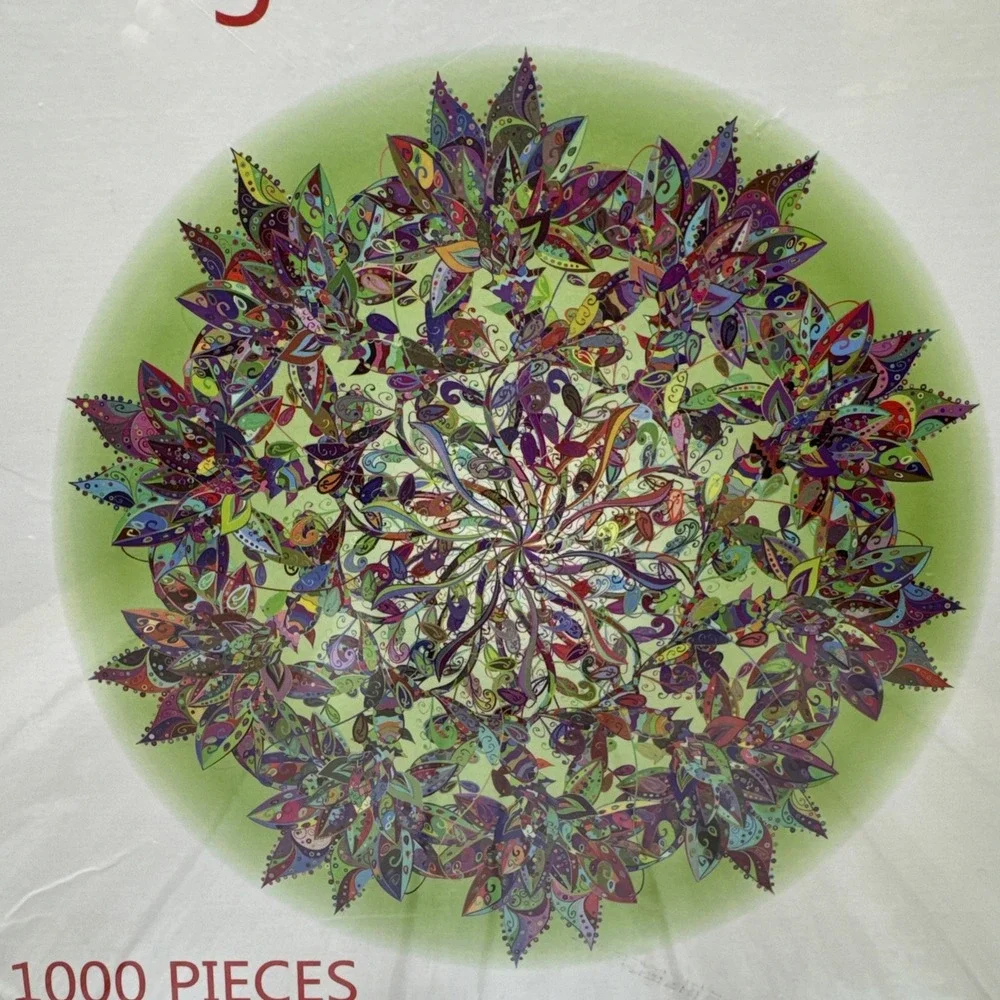 Round‎ Mandala Jigsaw Puzzle Brain Games 1k Pc 